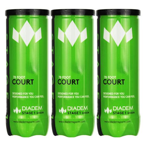 Diadem Stage 1 Green Junior Tennis Balls - 9 Balls | Shop Today. Get it Tomorrow! | takealot.com