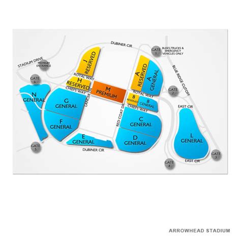 Arrowhead Stadium Parking - Arrowhead Stadium Parking Map | Vivid Seats