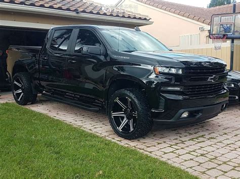 2021 Chevrolet Silverado 1500 Wheel Offset Aggressive > 1" Outside Fender Stock | 1376596 ...