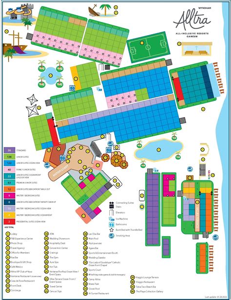 Resort Map | Wyndham Alltra Cancun | Cancun, Mexico