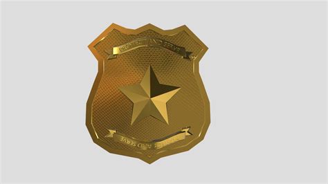 Police Badge - Download Free 3D model by oparaskos [283ad36] - Sketchfab