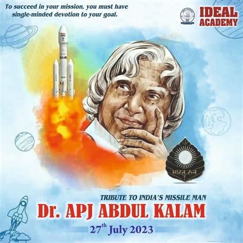 Tribute to India's Missile Man Dr. APJ Abdul Kalam - 27th July 2023 ...