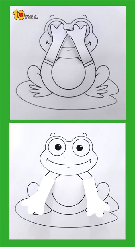 Peekaboo Frog Printable Craft – 10 Minutes of Quality Time | Frog crafts, Frog crafts preschool ...