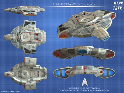 Star Trek USS Defiant Wallpaper by KablemHero on DeviantArt