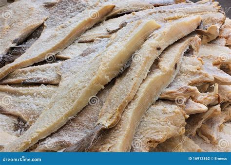 Dried Salted Cod Stock Photography - Image: 16912862