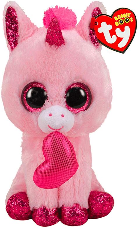 TY Beanie Boos -2020 Valentines Darling The Unicorn (Glitter Eyes) Small 6" Plush - Walmart.com ...