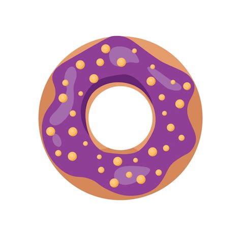 Premium Vector | Glazed doughnut icon