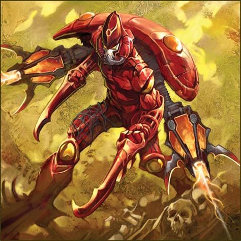 The Warp Spiders are Eldar Aspect Warriors who specialise in the use of a personal teleportation ...