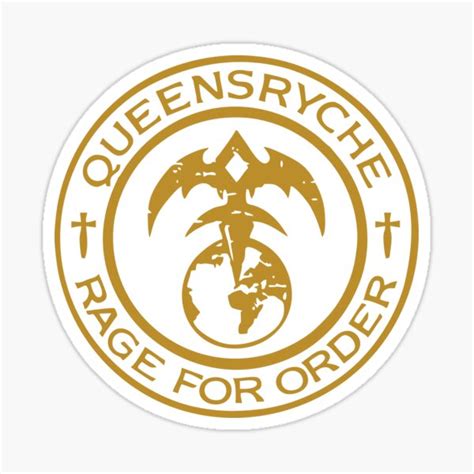 Queensryche Rage For Order Album Stickers | Redbubble