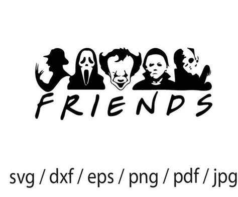 Halloween Horror SVG Friends Horror SVG Horror Movie Svg - Etsy Australia