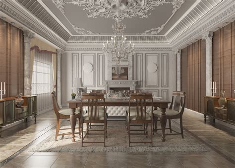 Classic Dining Room on Behance