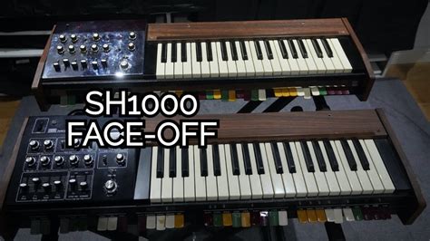 2 x Roland SH-1000 Analog Synthesizer 1973 Comparison - YouTube