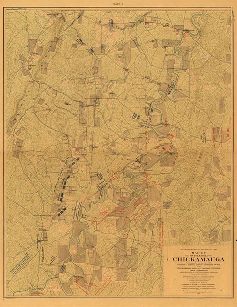 sept18map of the Battle Of Chickamauga | Chickamauga, Map, Historical