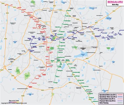 bangalore map - Google Search | Metro map, Map, Namma metro