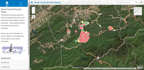 Digital Mapping: Gatlinburg Interactive Fire Map