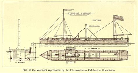 Plan Of Robert Fultons First Steamboat Photograph by Everett