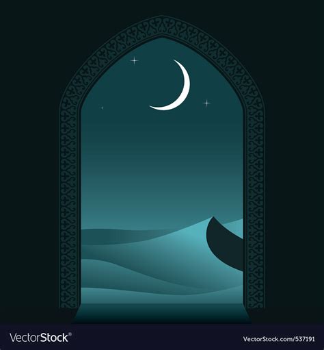 Arabian night Royalty Free Vector Image - VectorStock