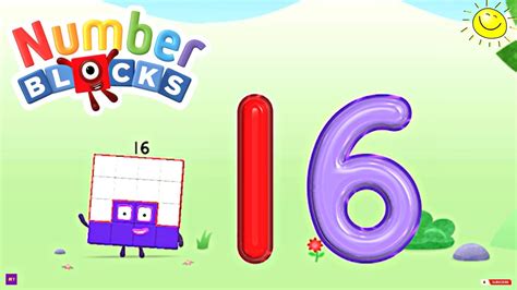 Numberblocks World App | Meet Numberblocks Sixteen | Number 16 | Learn Tracing | Educational ...