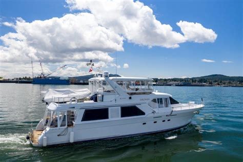 LADY GEORGIA Yacht for Sale is a 66' Queenship Motor Yacht