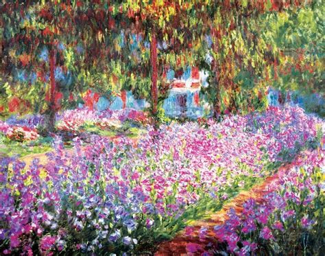 'The Artist's Garden at Giverny, c.1900' Poster - Claude Monet | AllPosters.com | Monet art ...