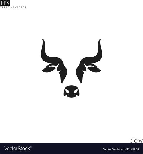 Cow logo Royalty Free Vector Image - VectorStock