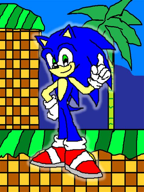 Sonic 4 Ep1 Sonic in Splash Hill Zone by 9029561 on DeviantArt