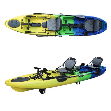 High Quality 2 Person Sit on Top Fishing Kayak Pedal Kayak with Fishing ...