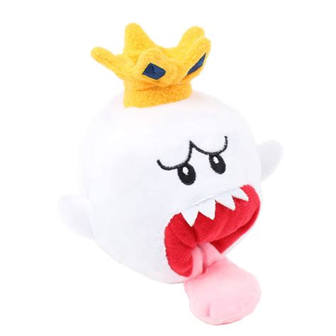 uiuoutoy Super Mario King Boo Plush Toy, 6.5 inch Stuffed Animal Doll, Kids Character Gift ...