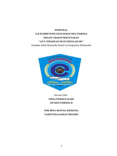 Proposal Ukk-Siska Permatasari-Kelompok 3 | PDF