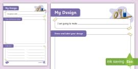 Design a Toy Activity Sheet - Twinkl