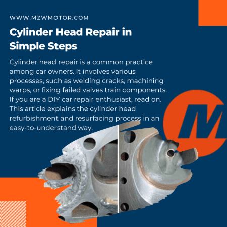 Cylinder Head Repair in Simple Steps - MZW Motor