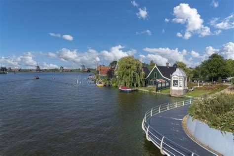 Zaanse Schans Open-air Museum in Zaandam. Province of North Holland in ...