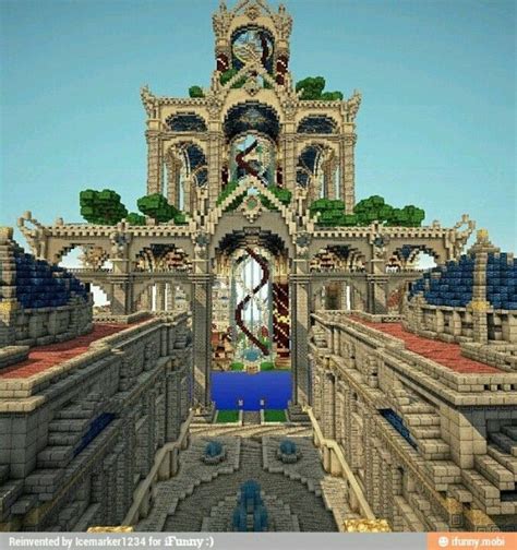 Minecraft see the spiral staircase in the middle, AWESOME | Minecraft castle, Minecraft ...