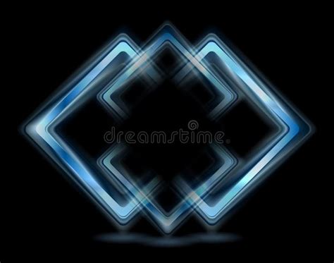 Abstract blue squares logo stock vector. Illustration of concept - 41143210