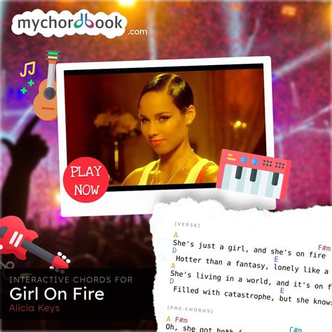 Alicia Keys - Girl On Fire Chords