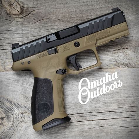 Beretta APX-A1 Full Size Optics Ready Pistol FDE 17 Round - Omaha Outdoors