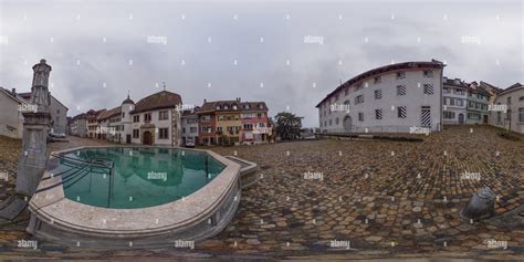 360° view of Historic old Town Brugg - Switzerland - Alamy