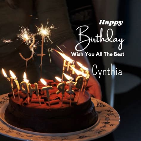 100+ HD Happy Birthday Cynthia Cake Images And Shayari