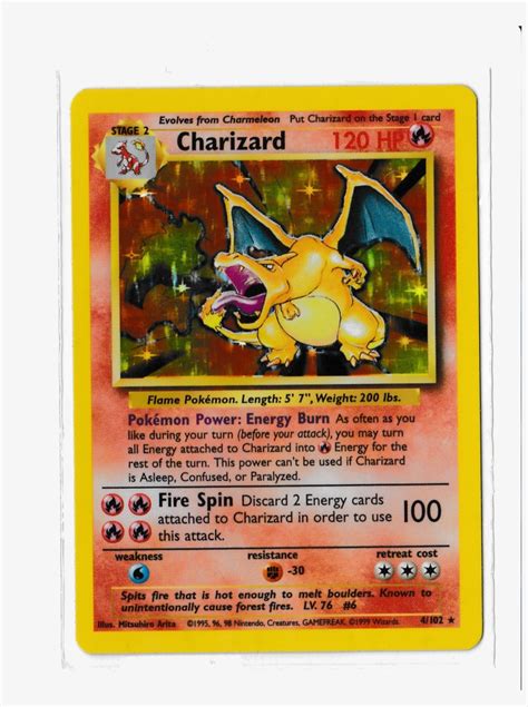 Fire Pokemon Card Template - Printable Cards