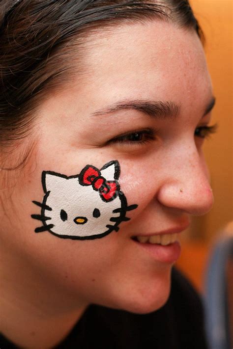 hello kitty facepainting - Google Search | Face painting designs, Face painting halloween, Face ...