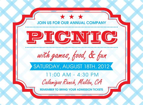 Picnic Invitation design by Megan Hoeffliger | Pique nique