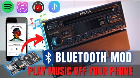 Add BLUETOOTH to Car CD Player Stereo | Vintage OEM Radio Mod - YouTube