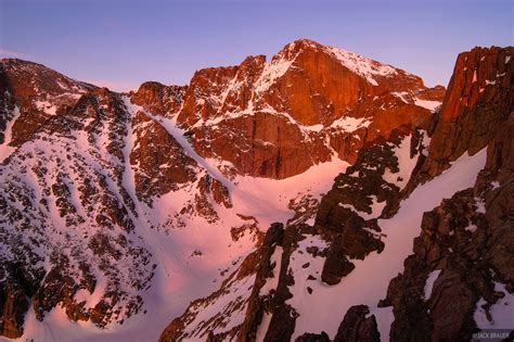 Longs Peak Sunrise : Rocky Mountain National Park, Colorado : Mountain ...