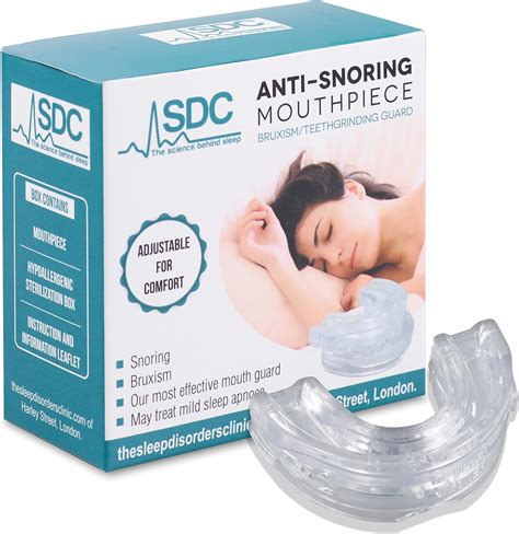 Anti-Snoring Mouthpiece – Bruxism/Teeth Grinding Guard – Adjustable ...