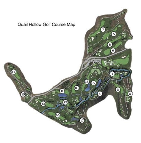 Course Map | Quail Hollow