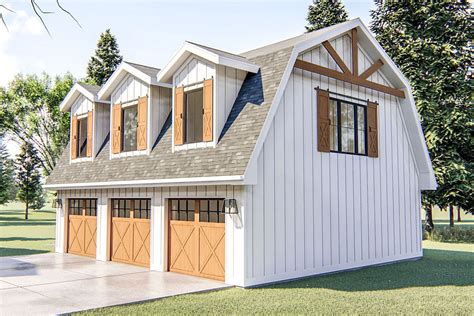 Plan 62766dj barn style garage with apartment above – Artofit