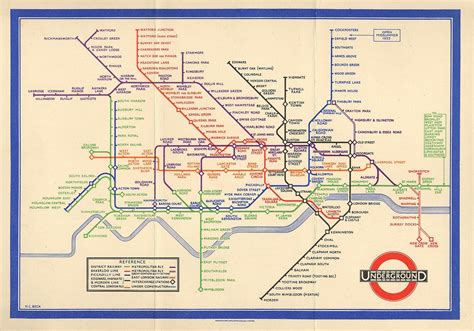 Harry Beck | London underground tube map, London underground map, London tube map