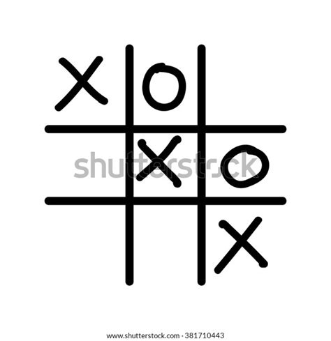 Playing Tic Tac Toe Variations Stock Vector (Royalty Free) 381710443 ...