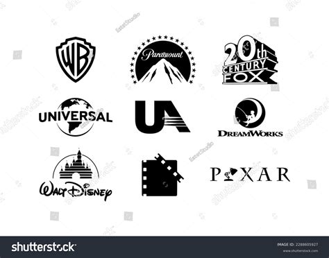 Warner Bros Paramount 20th Century Fox Stock Vector (Royalty Free) 2288605927 | Shutterstock