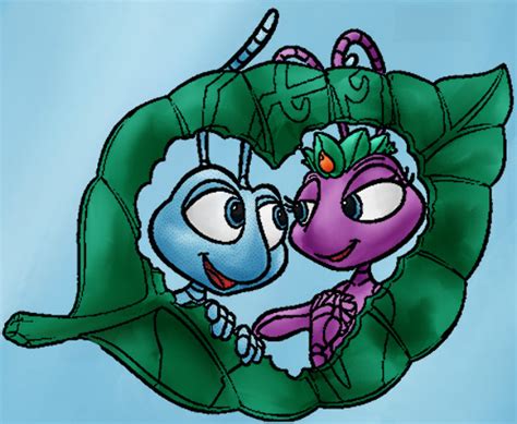 DC - Flik and Atta (color) by vanillacoke-disney on DeviantArt